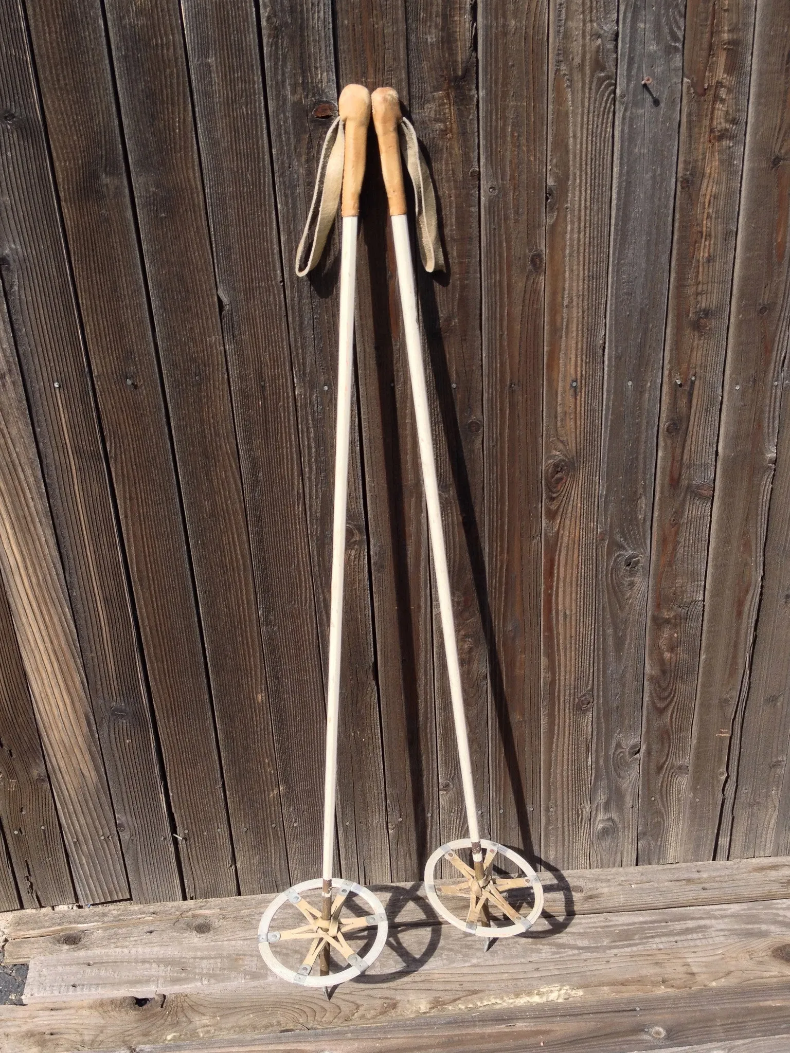 Vintage 10th Mountain Ski Poles