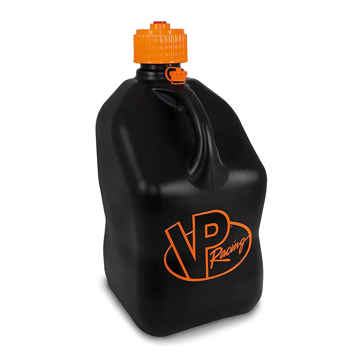 VP Racing Utility Jug - 5.5 Gallon - Square - Black/Orange