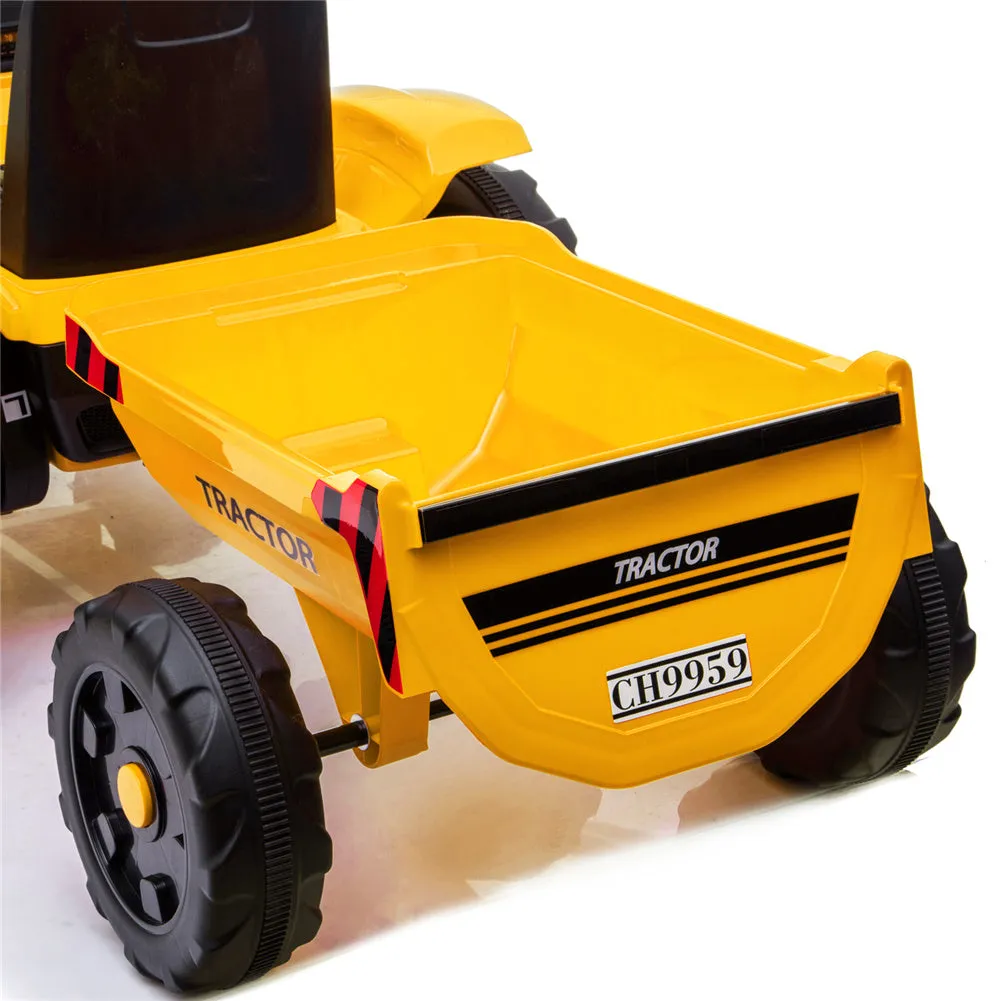 YIWA Dual Drive Electric Tractor with Music Remote Control