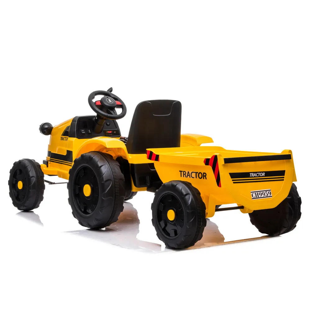 YIWA Dual Drive Electric Tractor with Music Remote Control